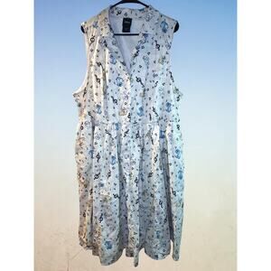 Disney The Aristocats White Retro Swing Dress No Belt Size 24